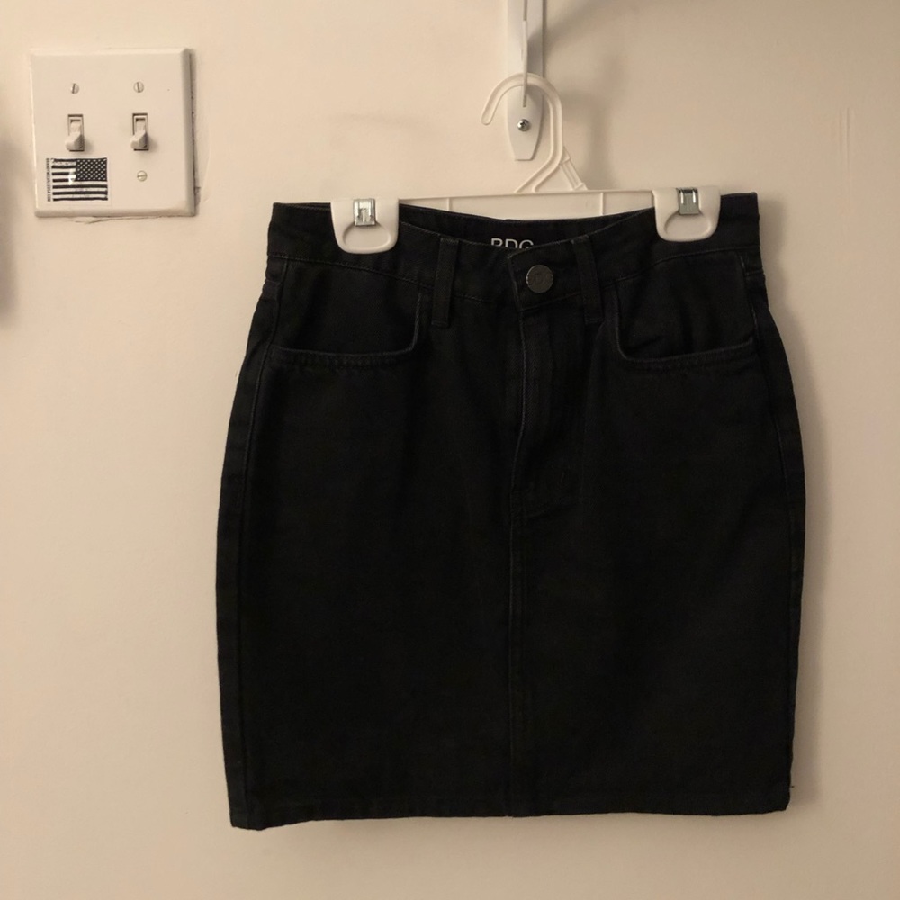 BDG Charcoal Denim Skirt - XS
